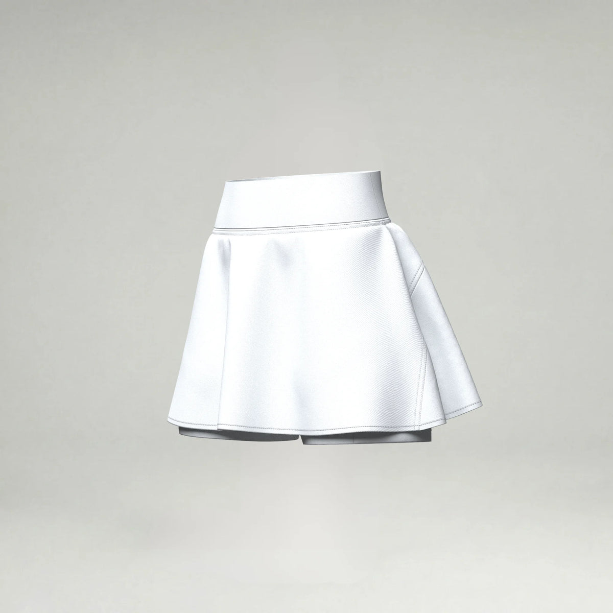 Women's Every Sport Skirt Lined blank sportswear in Bright White