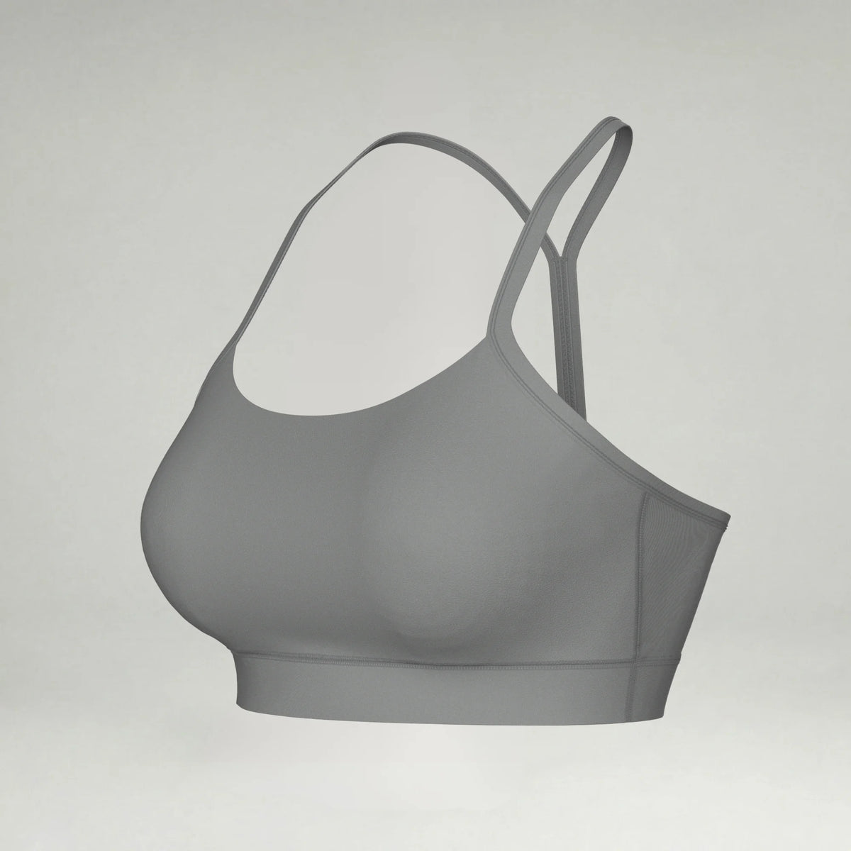 Women's Athleisure Bra blank sportswear in Ultimate Grey