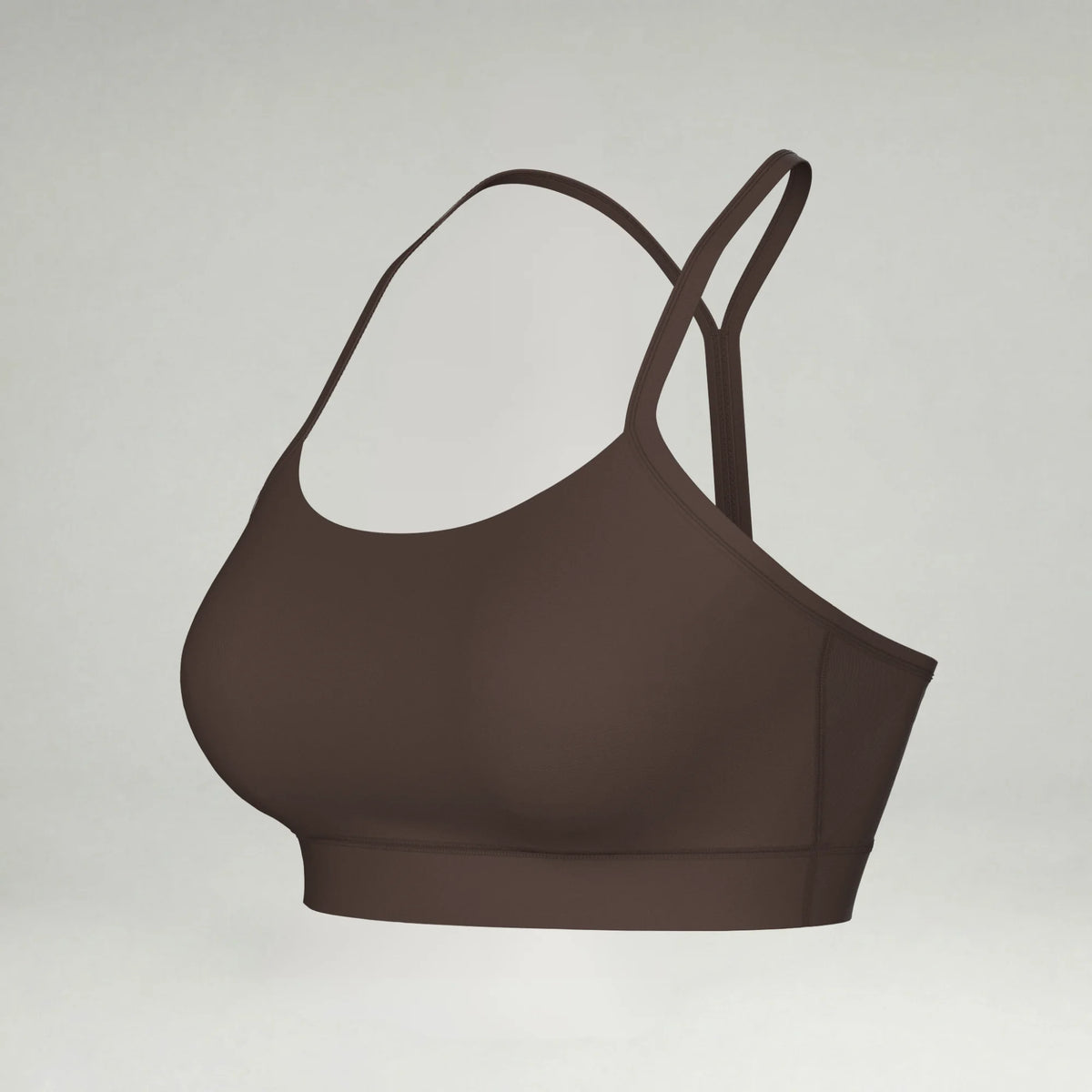 Women's Athleisure Bra blank sportswear in Chocolate Martini