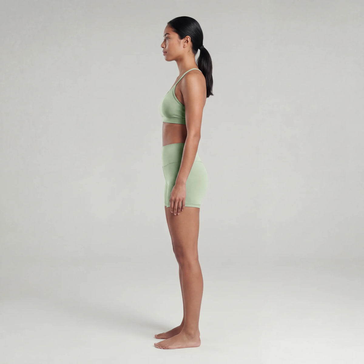 Women's Athleisure Short blank sportswear, view 4