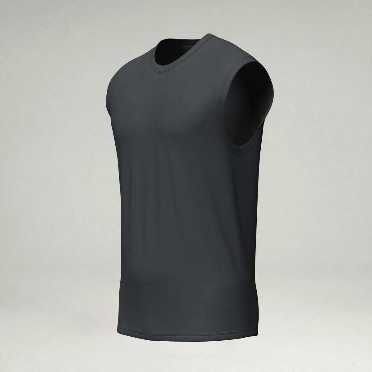 Naturals Oversize Tank blank sportswear in Black Sand