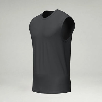 Naturals Oversize Tank blank sportswear in Black Sand