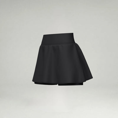 Women's Every Sport Skirt Lined blank sportswear in Black Beauty