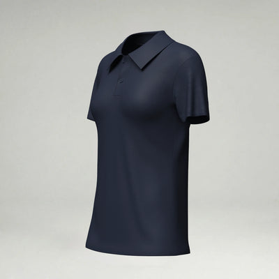 Women's Tech Polo blank sportswear in Navy Blazer