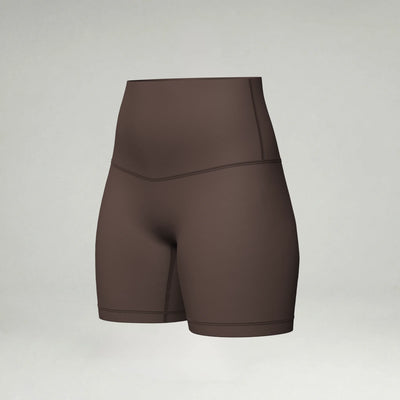 Women's Athleisure Short blank sportswear in Chocolate Martini