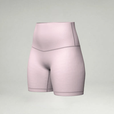Women's Athleisure Short blank sportswear in Pink Marshmallow