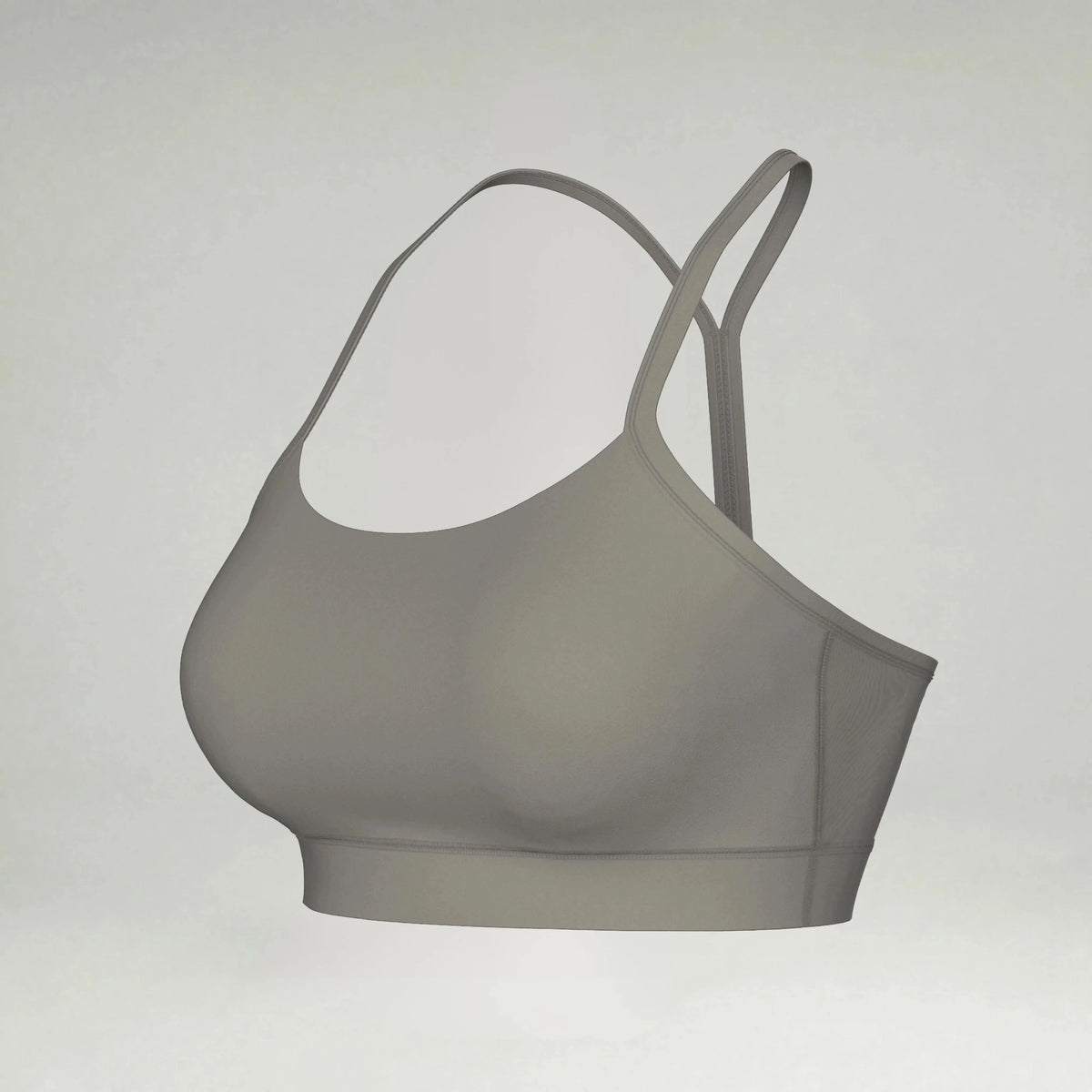 Women's Athleisure Bra blank sportswear in Ash