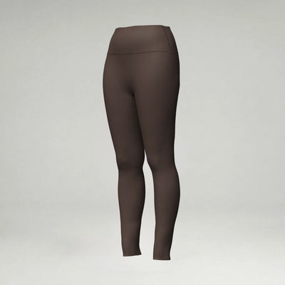 Women's Athleisure Leggings blank sportswear in Chocolate Martini