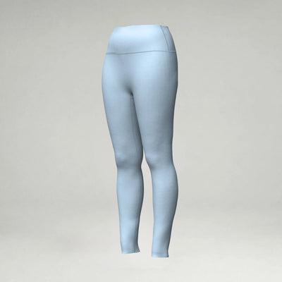 Women's Athleisure Leggings blank sportswear in Ice Water