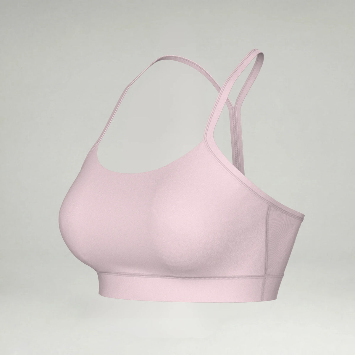 Women's Athleisure Bra blank sportswear in Pink Marshmallow