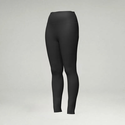 Women's Athleisure Leggings blank sportswear in Black Beauty